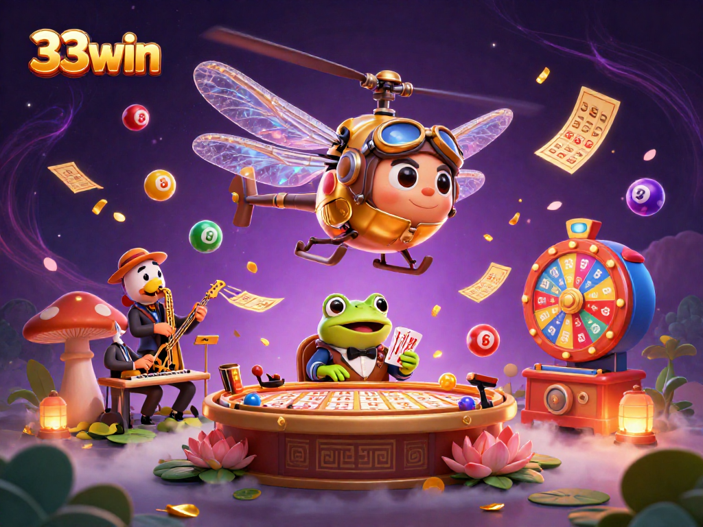 Experience the thrill of winning with 33win at a vibrant lily pad casino filled with action and entertainment.