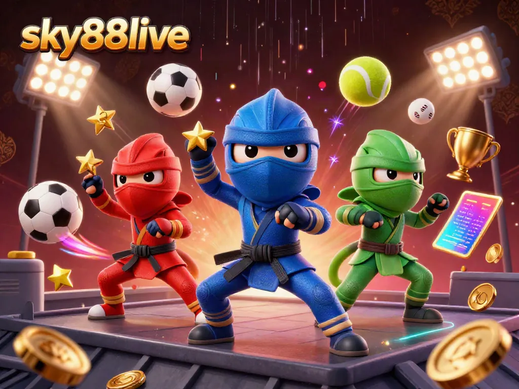 Engage with sky88live through thrilling gameplay surrounded by dynamic sports elements and a vibrant atmosphere.