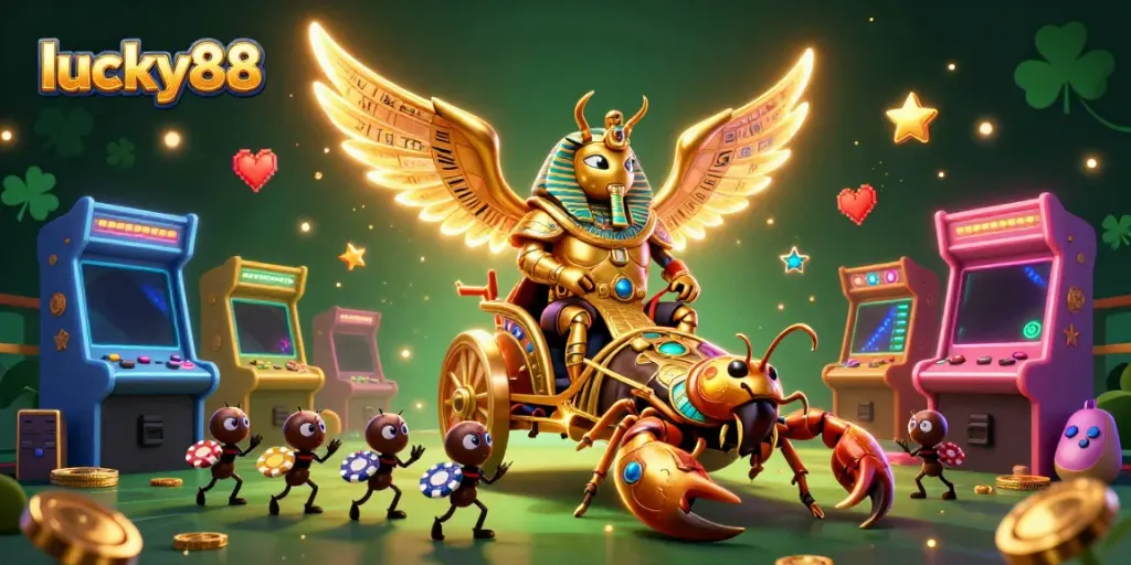 Experience lucky88's vibrant casino world with dynamic characters and interactive gaming elements.
