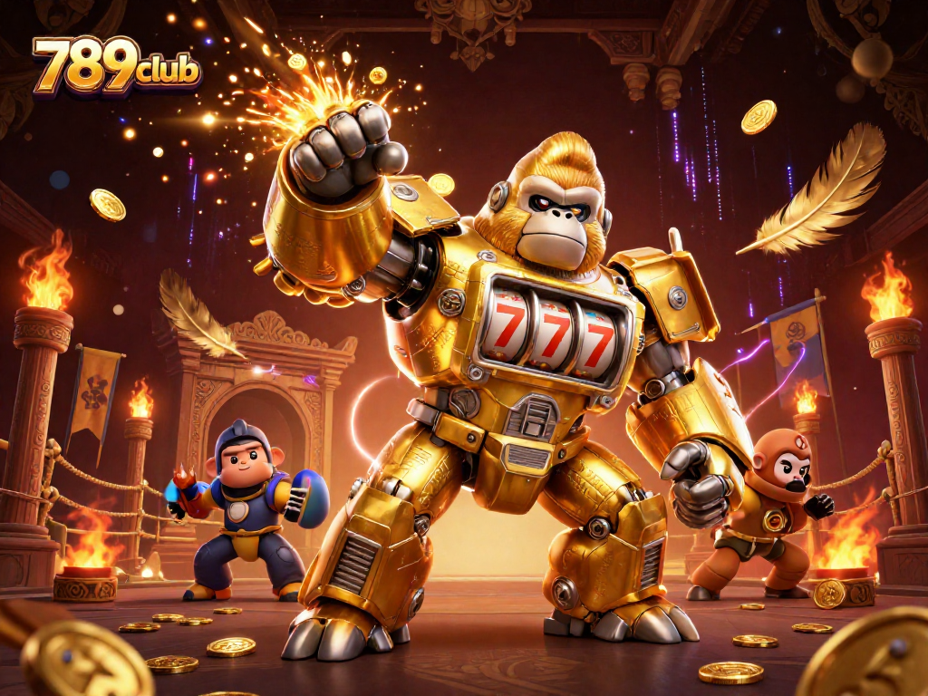 Experience thrilling gameplay at 789club, featuring a vibrant 3D gaming scene with dynamic elements.