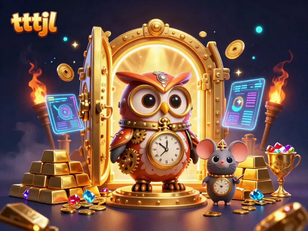Experience thrilling wins at tttjl with our lively casino adventure illustration showcasing vibrant characters and treasures.